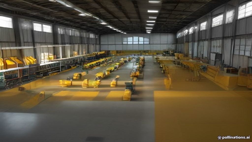Linha de montagem industrial em operação sob o regime de maquila no Paraguai